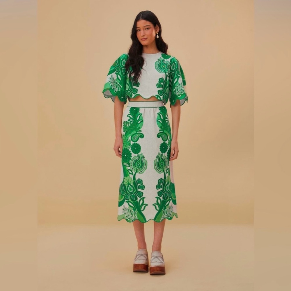 FARM Rio Green Floral set